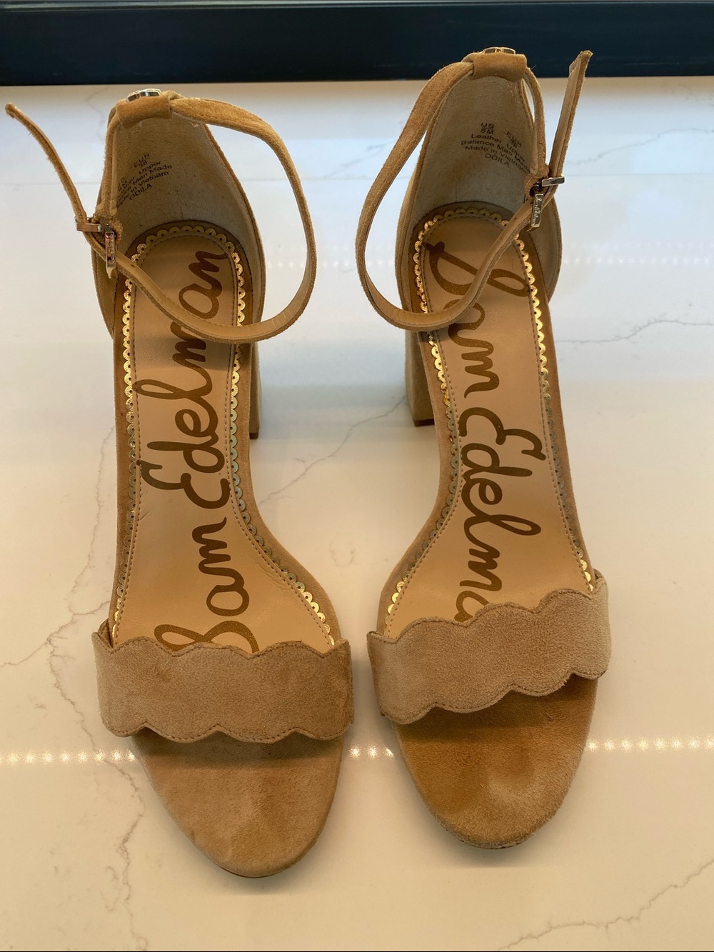 SAM EDELMAN SUEDE PUMPS